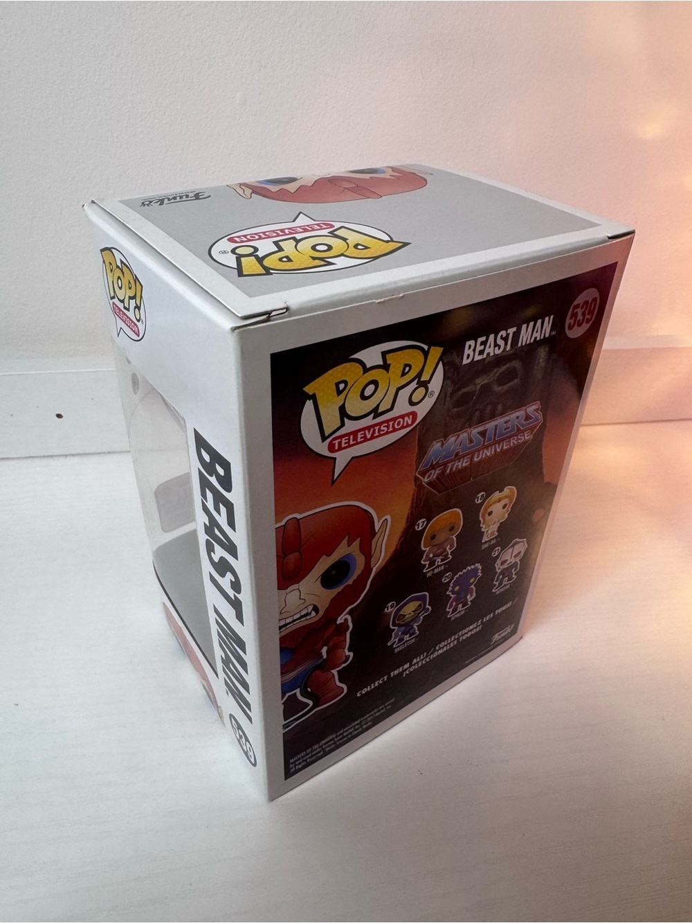 Funko Pop! Masters of the Universe Beast Man #539 flocked fall convention exc - Picture 3 of 4